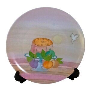 Vintage 1984 Dessert Plates by Annie Chazottes Set‎ of 6 Collection Couer